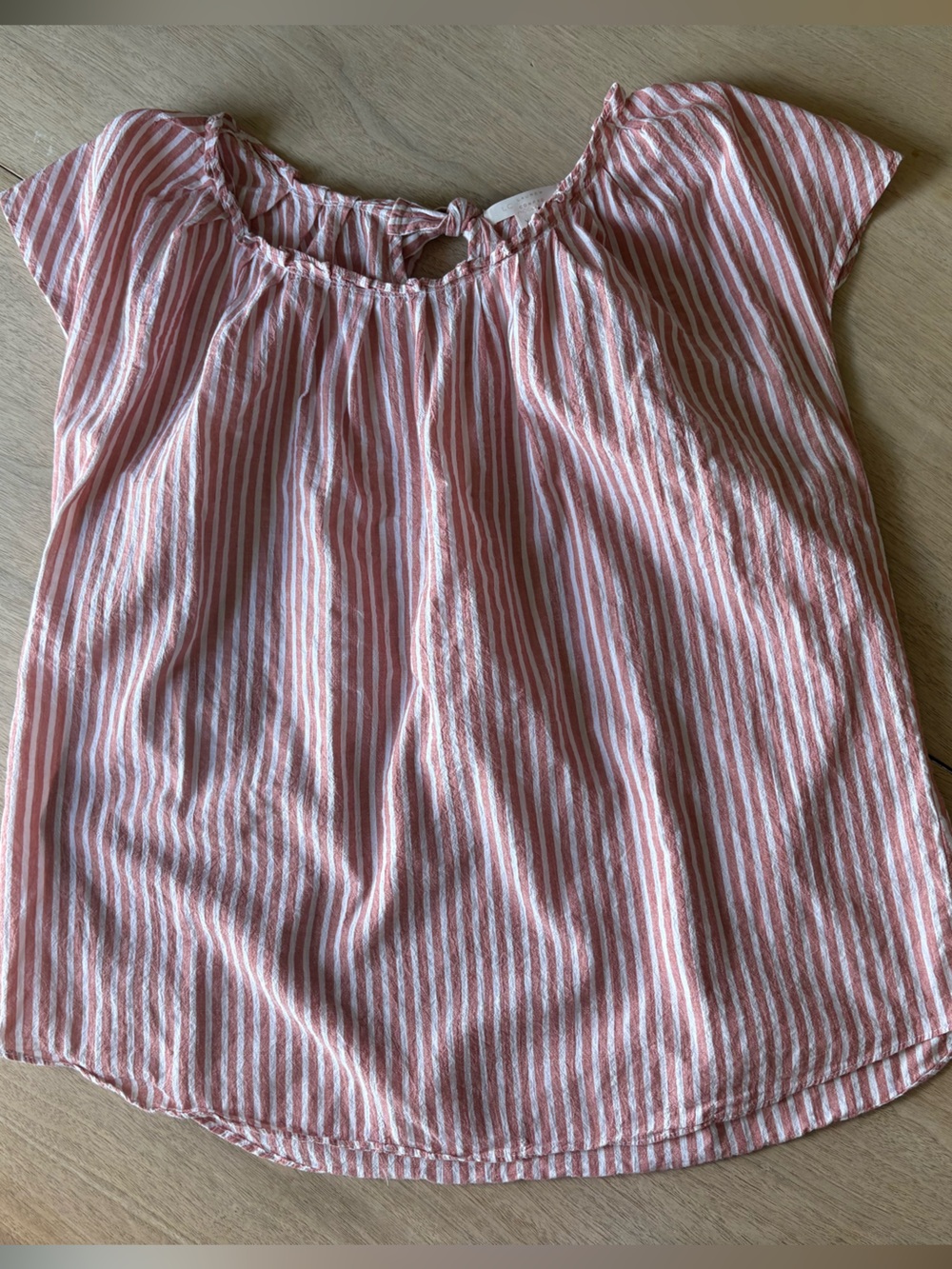 Lauren Conrad Striped Linen Top Women’s - Picture 6 of 9
